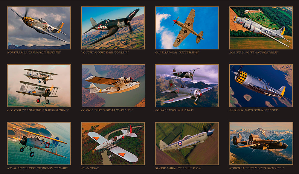 Ghosts A Time Remembered WW II 2026 Large Wall Calendar