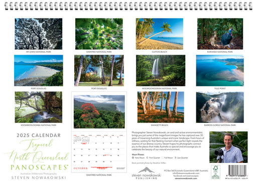 2025 Tropical North Queensland Panoscapes Wall Calendar by  Steven Nowakowski Publishing from Calendar Club