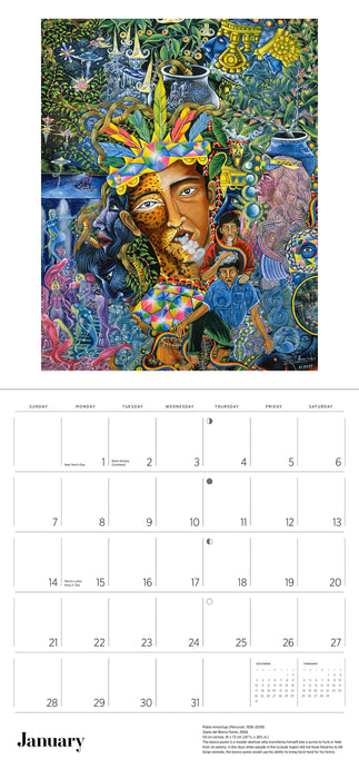 2024 Pablo Amaringo: Visions Wall Calendar