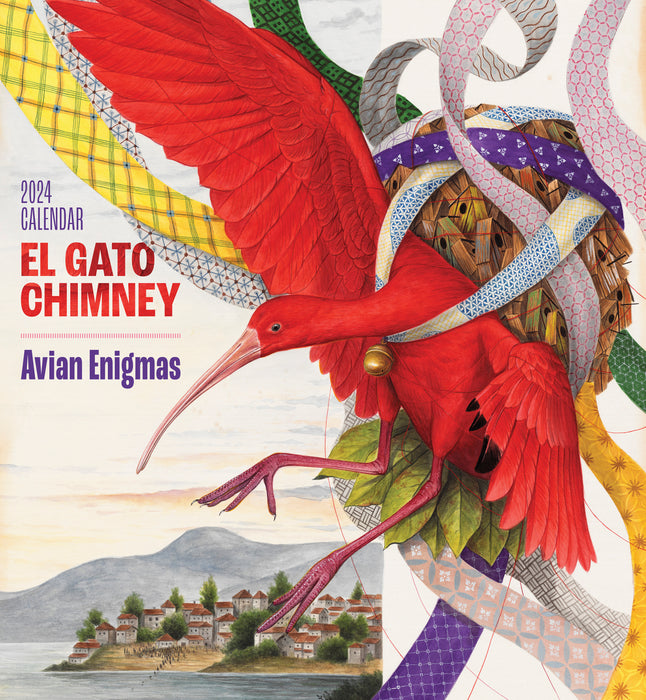2024 El Gato Chimney: Avian Enigmas Wall Calendar
