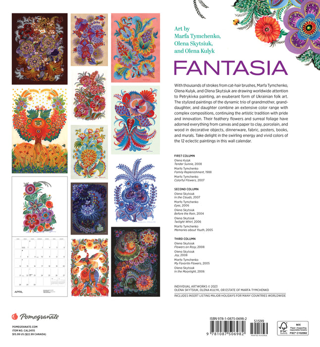 2024 Fantasia Art Wall Calendar — Calendar Club