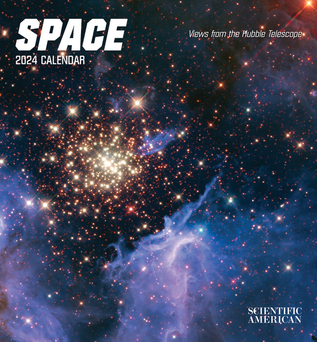 2024 Space: Views from the Hubble Telescope Mini Wall Calendar