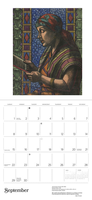 2024 The Reading Woman Wall Calendar