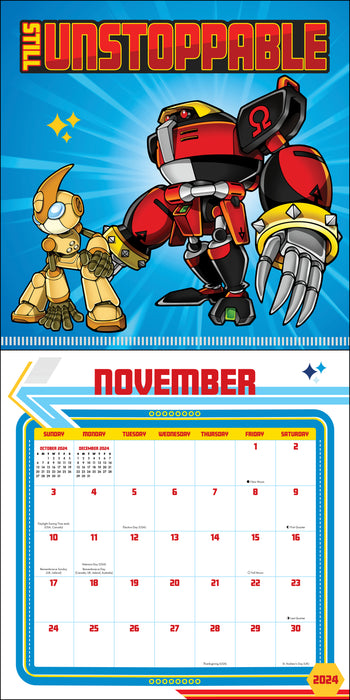 2024 Sonic the Hedgehog Wall Calendar