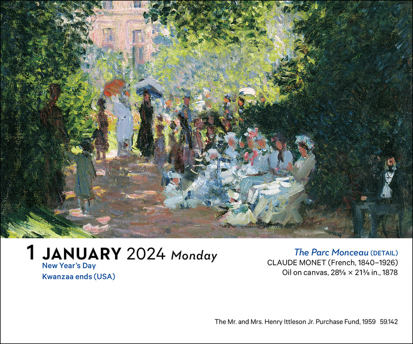 2024 Impressionism and Post-Impressionism Page-A-Day