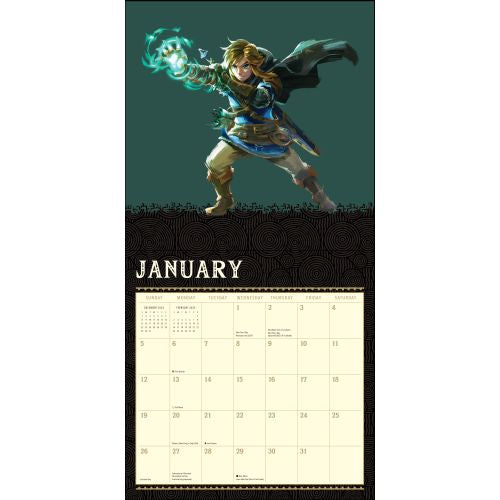 2025 Legend of Zelda: Tears of the Kingdom Wall Calendar