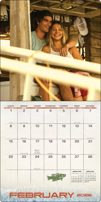 Outer Banks 2026 Square Wall Calendar