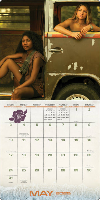 Outer Banks 2026 Square Wall Calendar