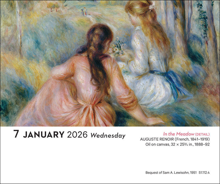 Impressionism and Post Impressionism 2026 Page-A-Day Calendar
