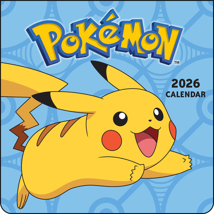 Pokemon 2026 Mini Wall Calendar