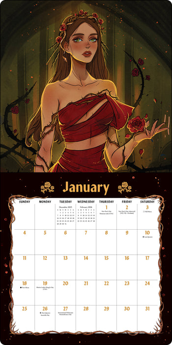 Lightlark Saga 2026 Square Wall Calendar