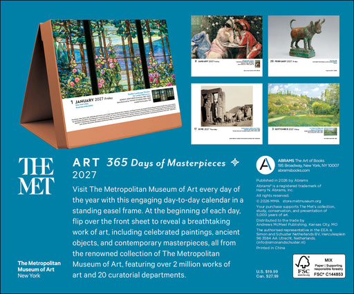 Art 365 Days of Masterpieces 2027 Page-A-Day Calendar