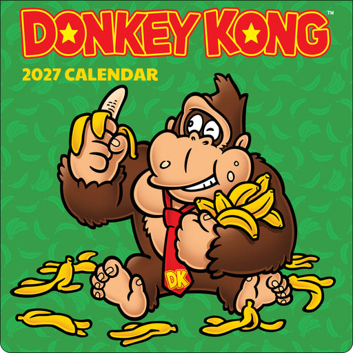 Donkey Kong 2027 Square Wall Calendar