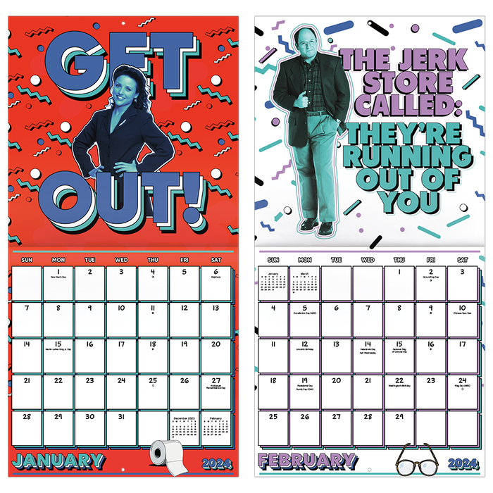 2024 Seinfeld Wall Calendar