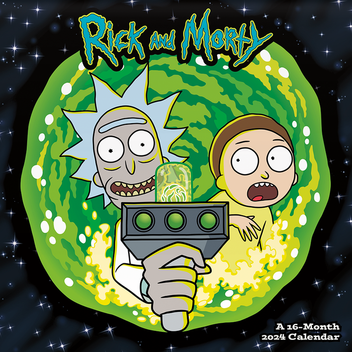 2024 Rick and Morty Mini Wall Calendar