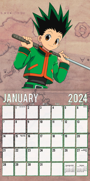 2024 Hunter x Hunter Wall Calendar