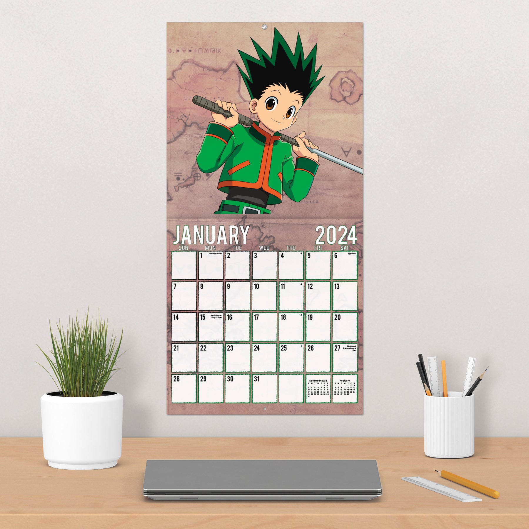 2024 Hunter x Hunter Wall Calendar — Calendar Club