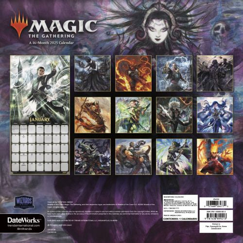 Calendar Club 2025 Magic The Gathering Wall Calendar calendar-club-2025-magic-the-gathering-wall-calendar