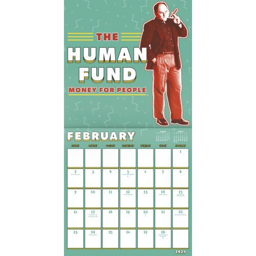 2025 Seinfeld Wall Calendar by  Trends International from Calendar Club