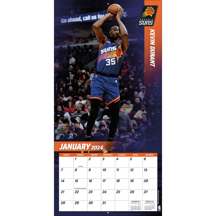 2024 NBA Elite Mini Wall Calendar