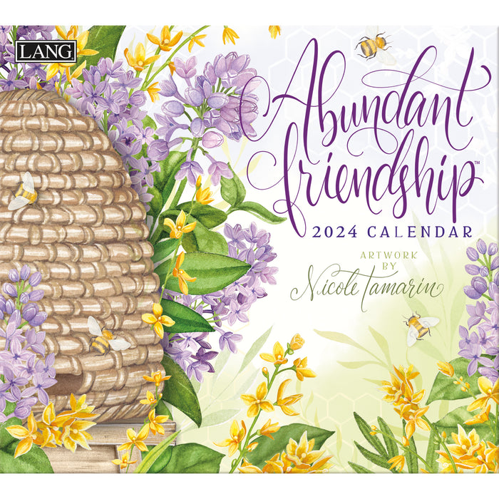 2024 Abundant Friendship Wall Calendar