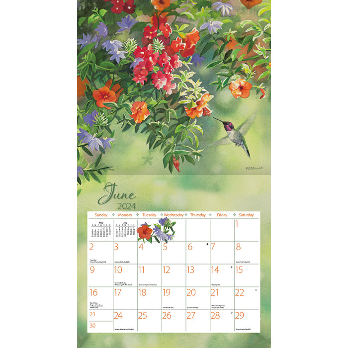 2024 Hummingbirds Wall Calendar