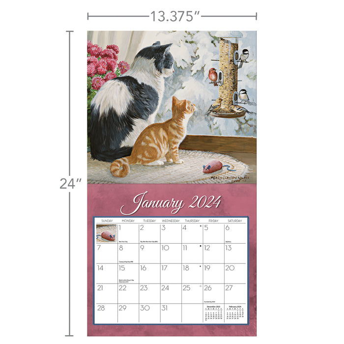 2024 Love Of Cats Wall Calendar — Calendar Club