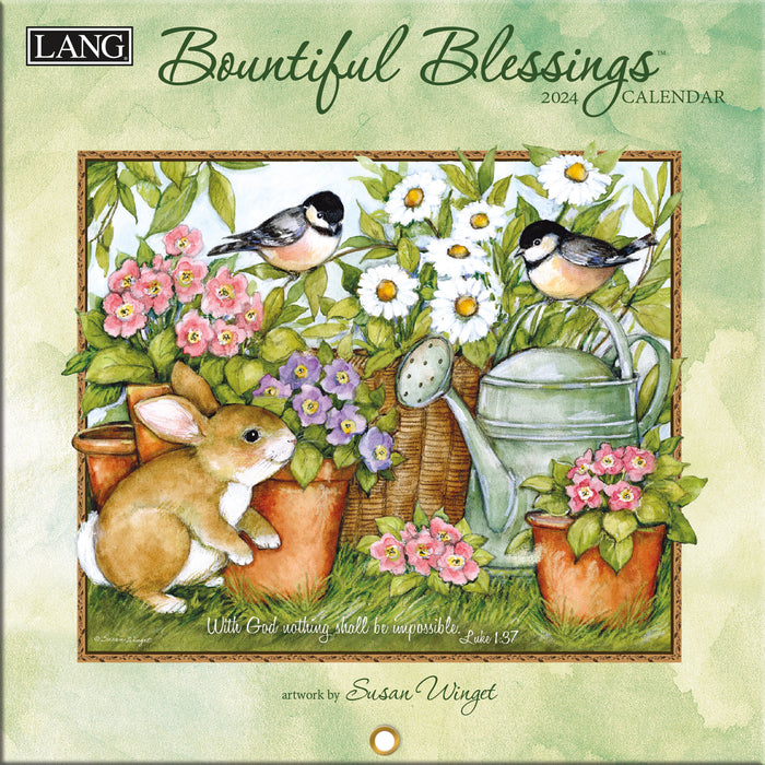 2024 Bountiful Blessings Mini Wall Calendar