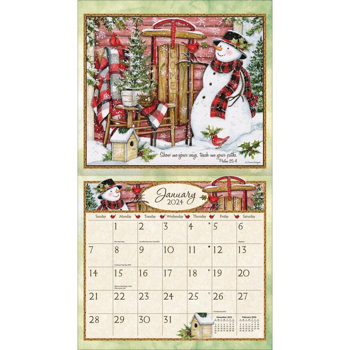 2024 Bountiful Blessings Wall Calendar — Calendar Club