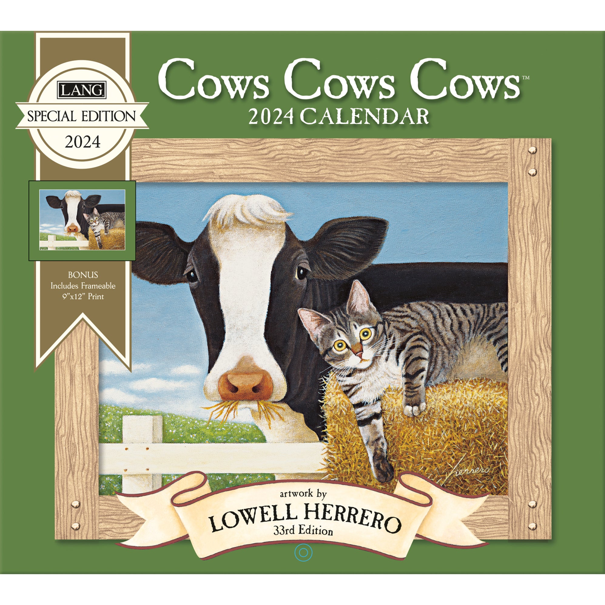 2024 Cows Cows Cows Wall Calendar — Calendar Club