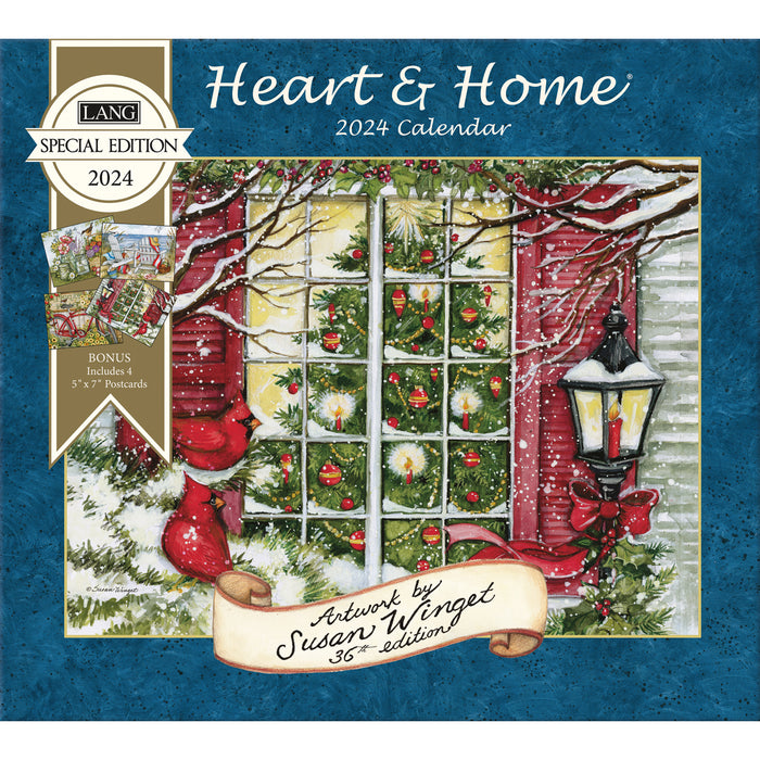 2024 Heart & Home Wall Calendar