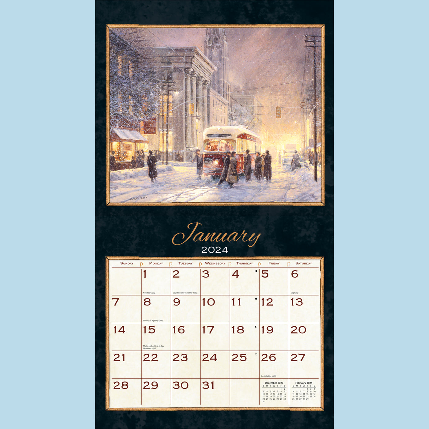 2024 Treasured Times Wall Calendar — Calendar Club