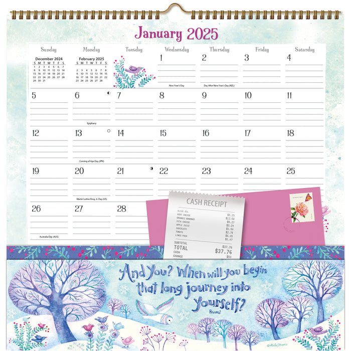 2025 Simple Inspirations Wall Calendar by  WSBL from Calendar Club