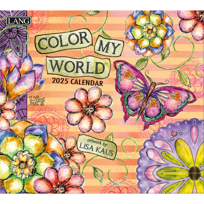 2025 Color My World Large Wall Calendar