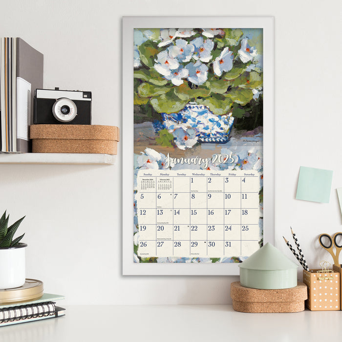 2025 Gallery Florals Large Wall Calendar