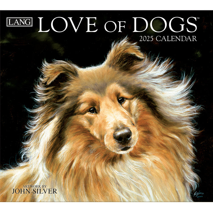 2025 Love Of Dogs Large Wall Calendar