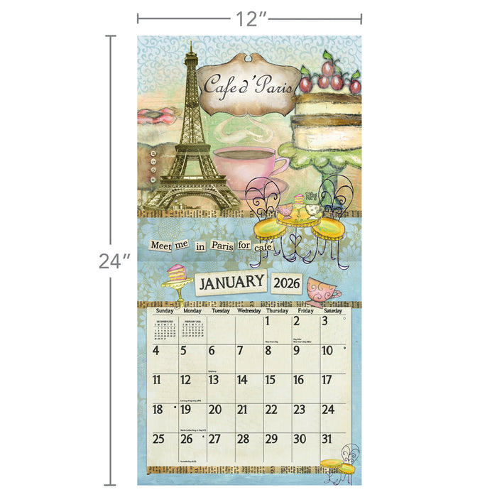 Embrace the Day 2026 Square Wall Calendar