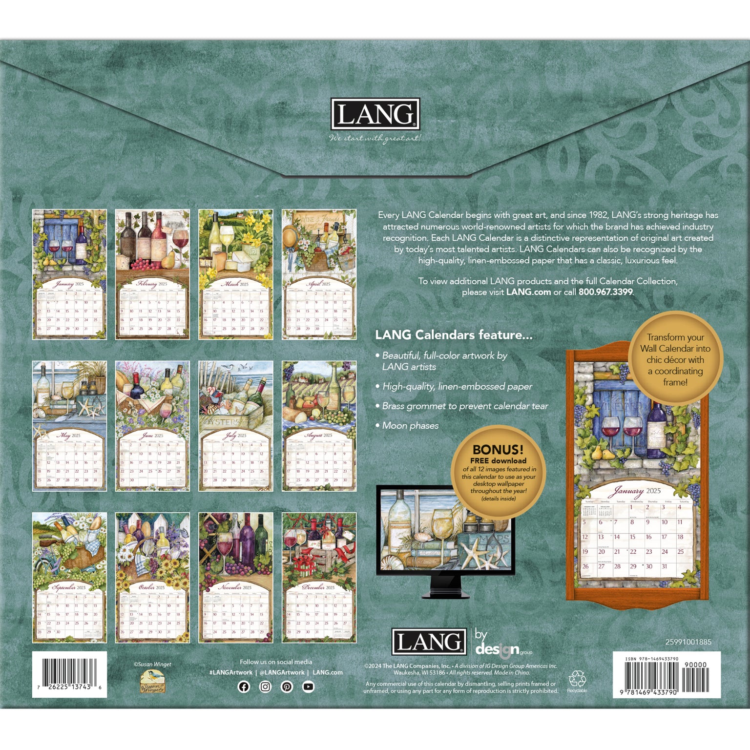 Shop 2025 Large Wall Calendars Online Calendar Club