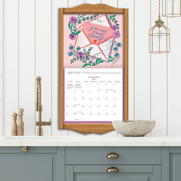 Be Gentle With Yourself 2026 Large Wall Calendar