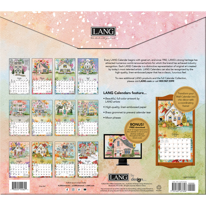 Bless This Home 2026 Large Wall Calendar