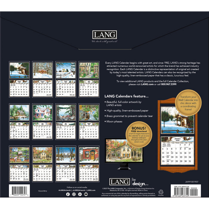 Country Welcome 2026 Large Wall Calendar (Online Exclusive)