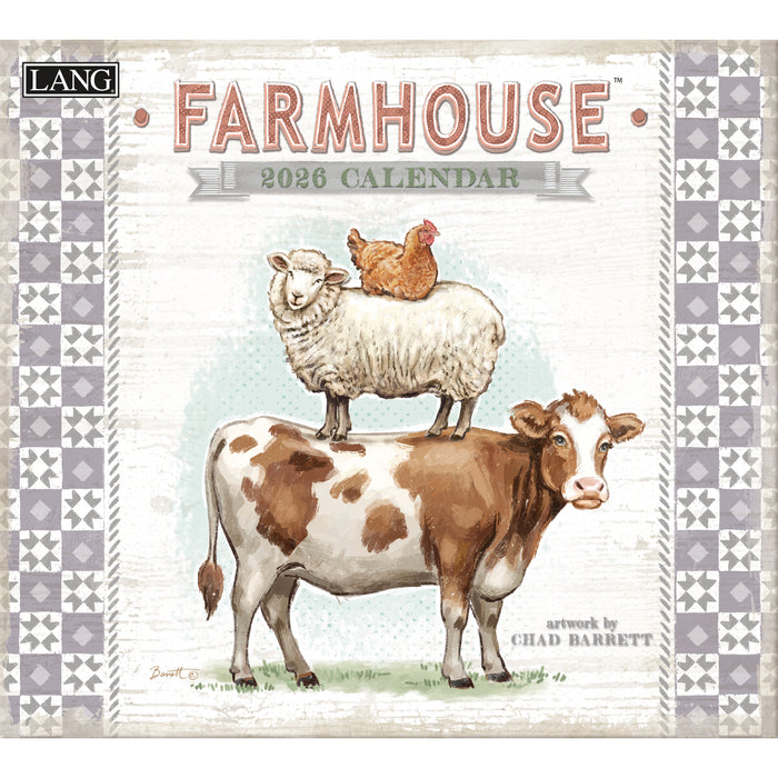 Farmhouse 2026 Large Wall Calendar (Online Exclusive)