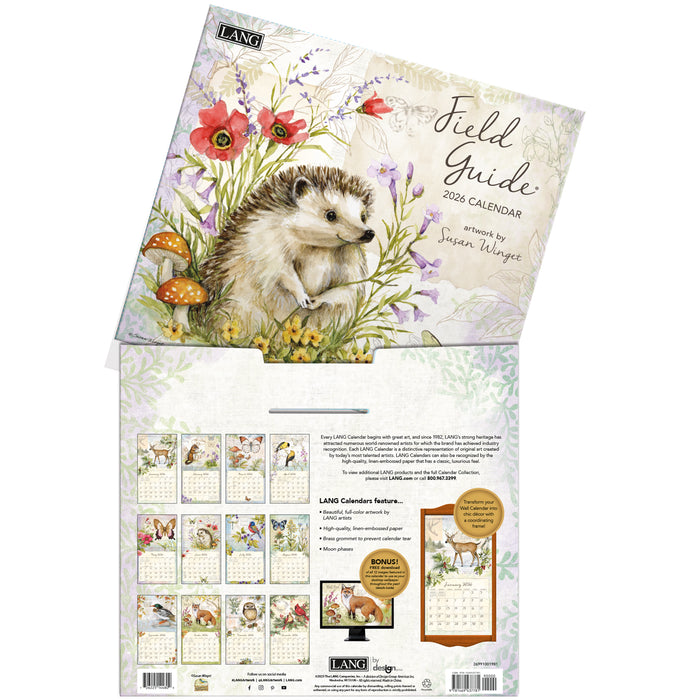 Field Guide 2026 Large Wall Calendar