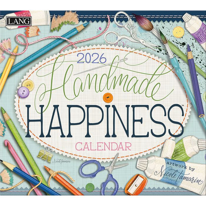 Handmade Happiness 2026 Large Wall Calendar (Online Exclusive)