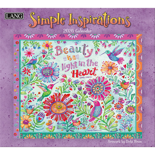 Simple Inspirations 2026 Large Wall Calendar
