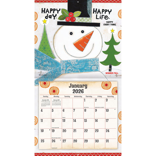 Simple Life 2026 Large Wall Calendar