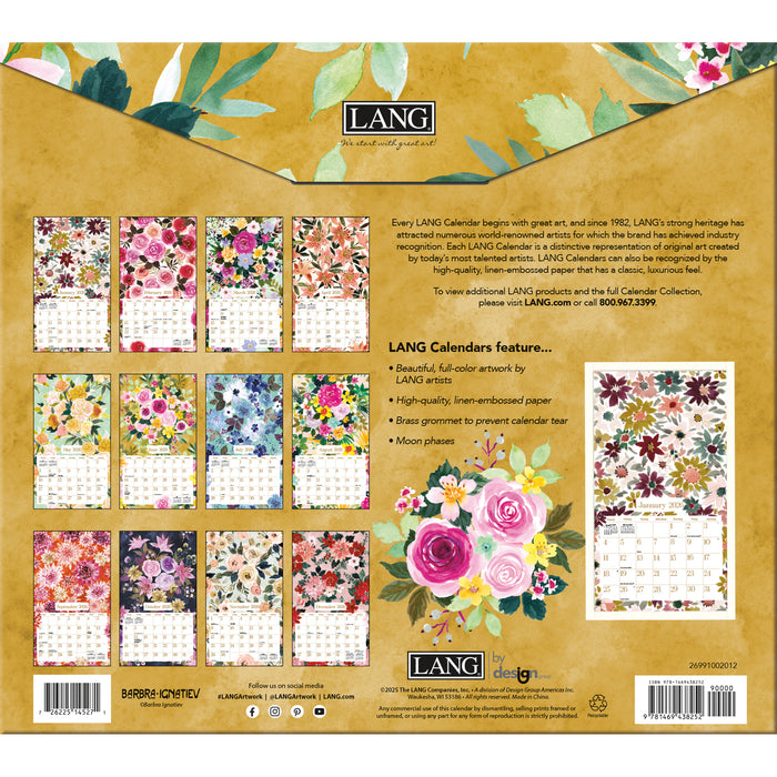 Wild At Heart 2026 Large Wall Calendar