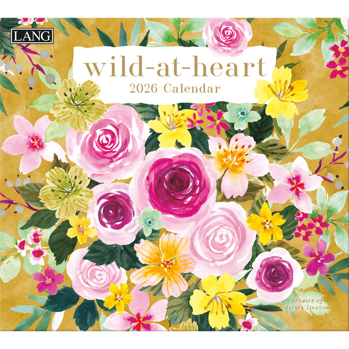 Wild At Heart 2026 Large Wall Calendar