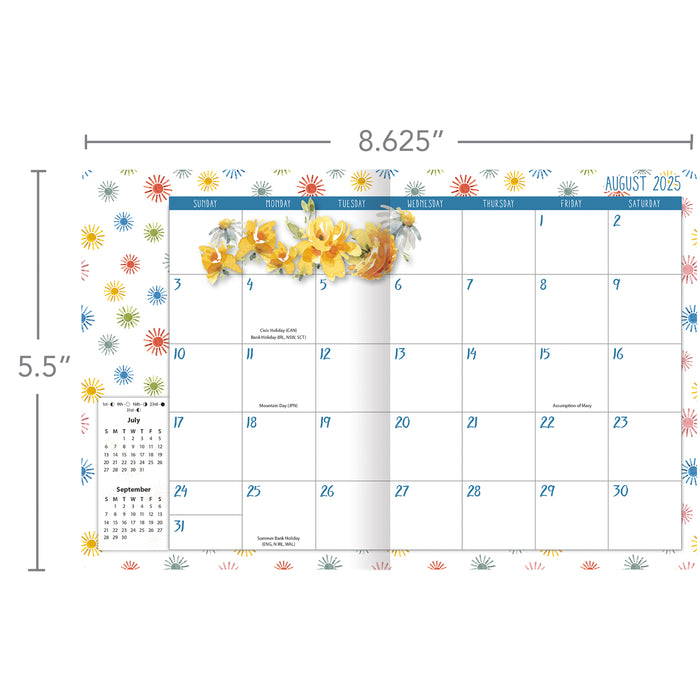 Watercolor Wonder 2026 Pocket Diary