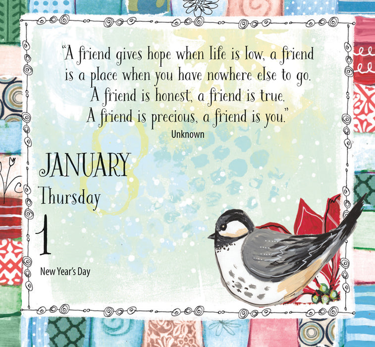 For A Dear Friend 2026 Mini Page-A-Day Calendar